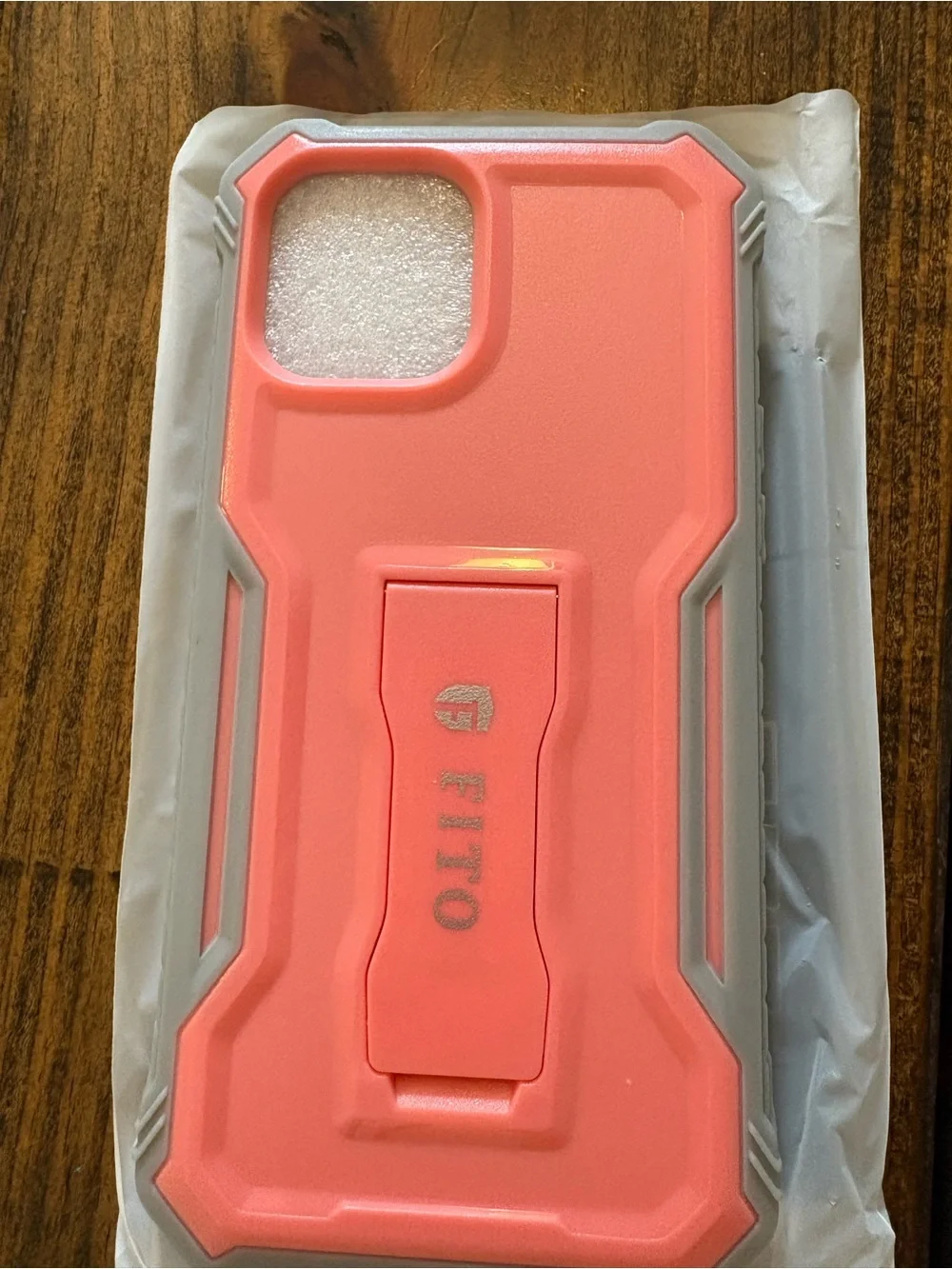 Coral Pink Heavy-Duty Phone Case